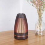 Wood-Grain Ribbed Aromatherapy Diffuser