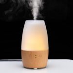 Wood-Accent Aromatherapy Diffuser